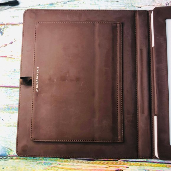 Kate Spade iPad Folio Case Leopard Print Gold New - Picture 4 of 8